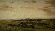 Dankvart Dreyer View towards Assens Germany oil painting artist